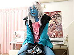 エロマン○先生が変身たばこで青肌に！！