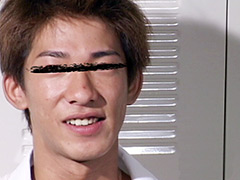 爽やかノンケが男性スタッフに責められ発射！！