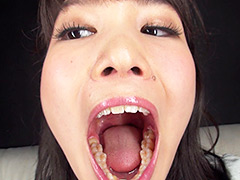 春日野結衣ちゃんの舌・口内自撮り＆主観口臭嗅がせ