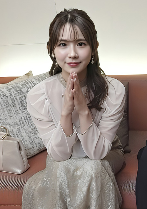 同窓会帰りの友達同士 ななこ＆かつや