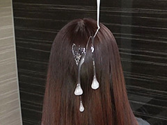 ファーストクラスCA フライト前の白濁トリートメント