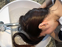 スーパーロングヘア女子○生の放課後シャンプー 洗髪
