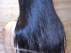 ウサ耳スーパーロングヘアちゃんの シャンプータイム