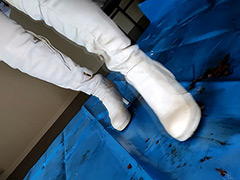 シン魔法っ娘みくちゃんの白ブーツでザリガニ駆除 VOL4